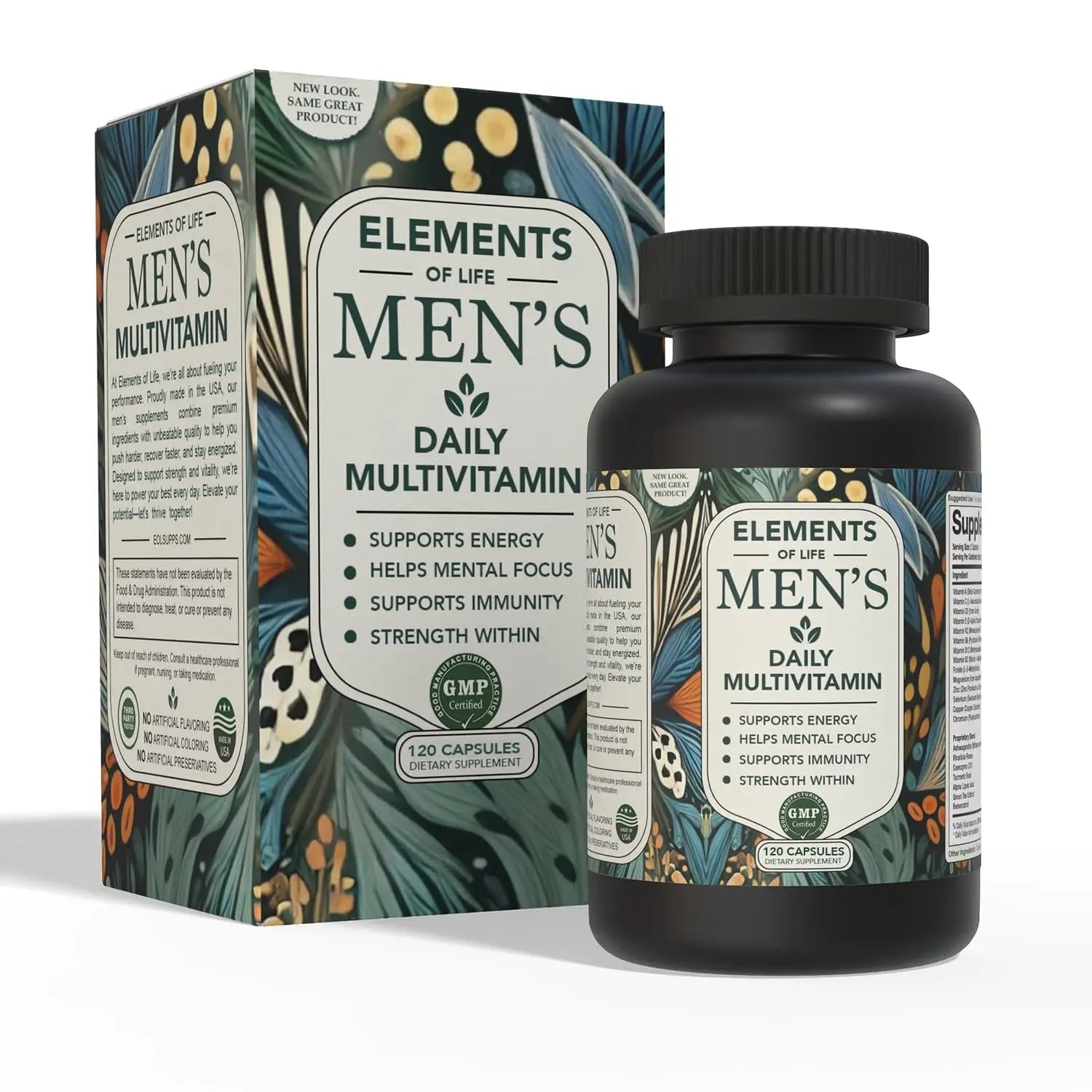 Multivitamin for Men with Vitamin D, K2, Zinc, Vitamin B12, A, E, B6, Calcium – Immune Health & Energy Support Daily Mens Multivitamins - dailyvitalstore