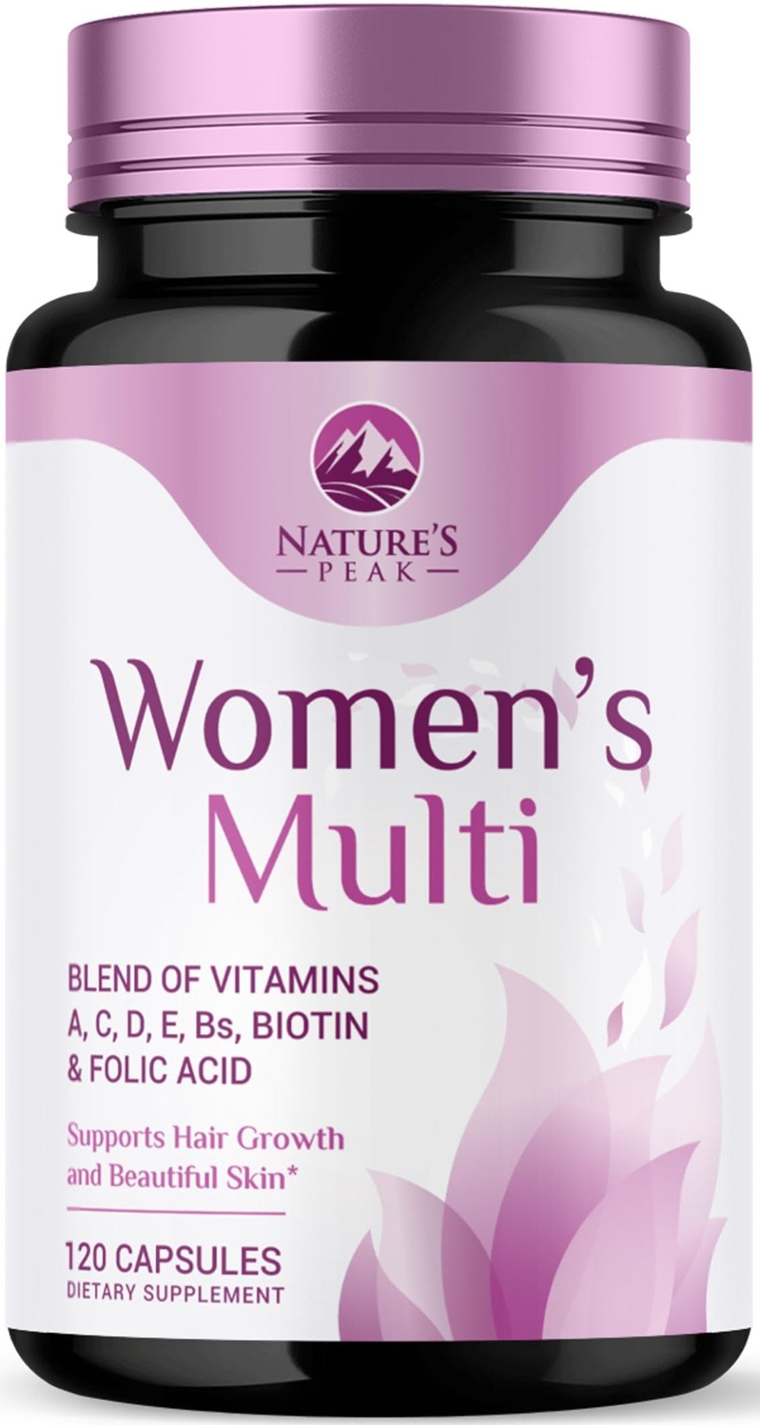 Multivitamin for Women - Complete Daily Womens Multivitamins with Calcium, Folate, Vitamin A, C, D, E & B Vitamins, Zinc and Iron - Multi Vitamins for Bone, Energy & Immune Support - 120 Capsules - dailyvitalstore