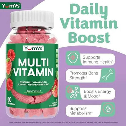 Multivitamin Gummies for Adults, Daily Gummy Vitamin for Women & Men, Immune Support Multivitamin Supplement - dailyvitalstore