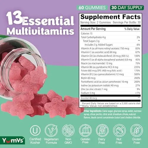 Multivitamin Gummies for Adults, Daily Gummy Vitamin for Women & Men, Immune Support Multivitamin Supplement - dailyvitalstore