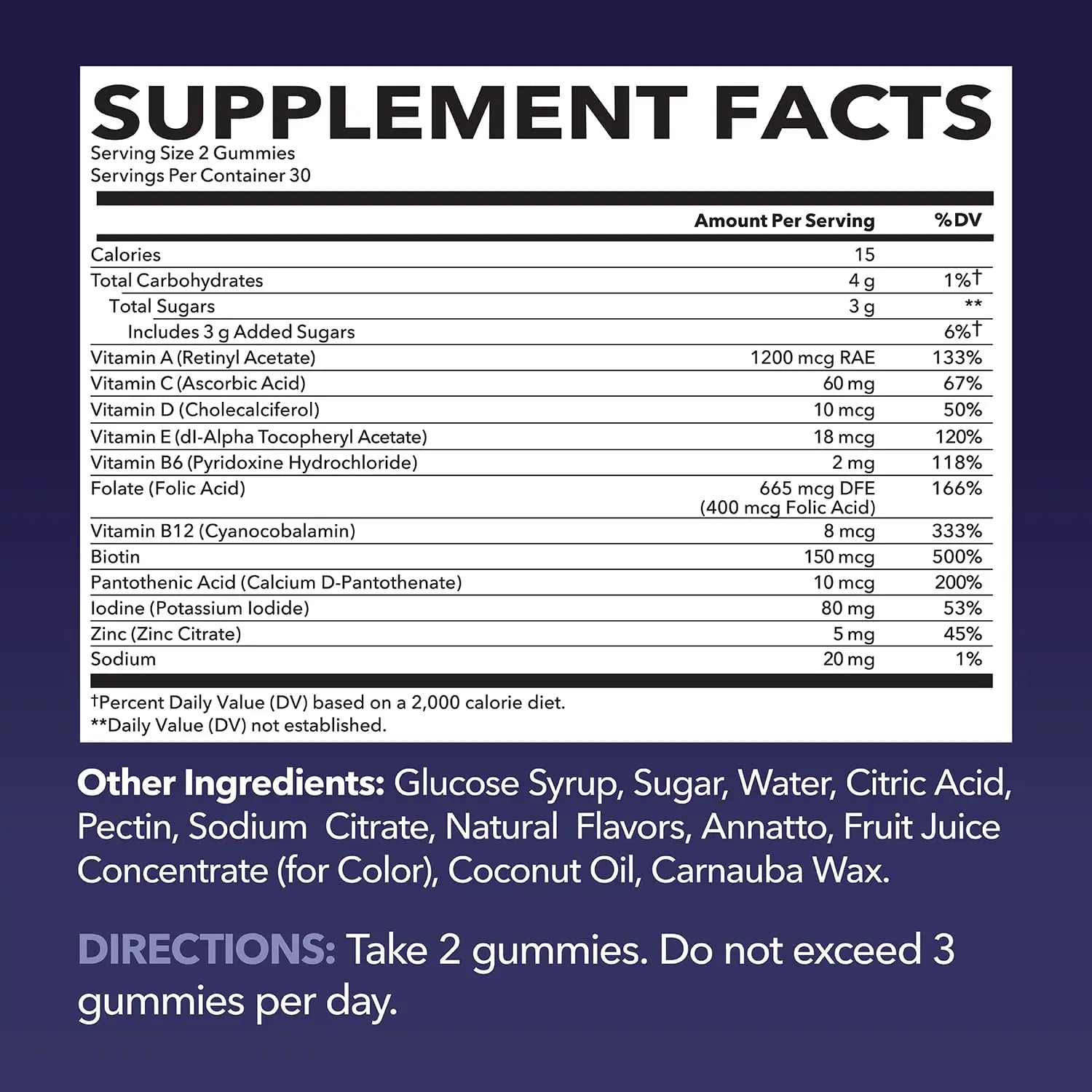 Multivitamin Gummies for Adults - Daily Gummy with Vitamin C, D, and Zinc for Men and Women - 60 Count - Nutritional Support - dailyvitalstore