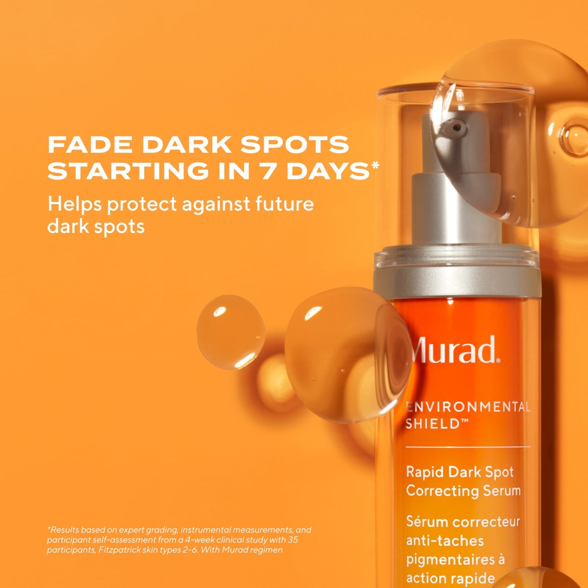 Murad Rapid Dark Spot Correcting Serum - Advanced Anti-Aging Formula with Patented Resorcinol Technology, Tranexamic and Glycolic Acids for Hyperpigmentation - dailyvitalstore