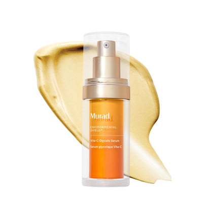 Murad Vita-C Glycolic Serum - Advanced Brightening Vitamin C and Glycolic Acid Face Serum for Improved Skin Tone and Texture - Gold-Stabilized Vitamin C - dailyvitalstore