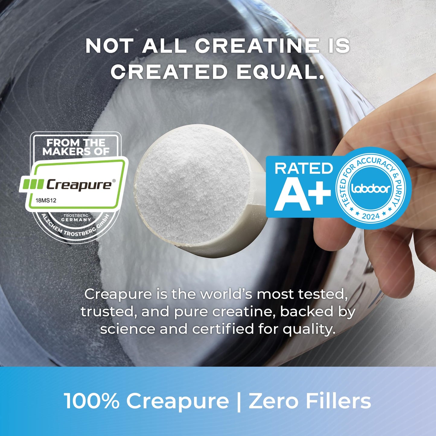 Muscle Feast Creapure Creatine Monohydrate Powder, Vegan Keto Friendly Gluten-Free, Mass Gainer, Muscle Recovery Supplement and Trusted Creatine for Muscle Growth, - dailyvitalstore