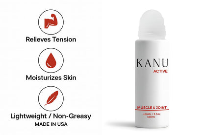 Muscle & Joint Relief Roll-On Cooling Serum- 3.3 oz- Fast Absorbing Pain Relief for Sore Muscles and Joints- Workout Recovery and Joint Support for Athletes and Active Lifestyles - dailyvitalstore