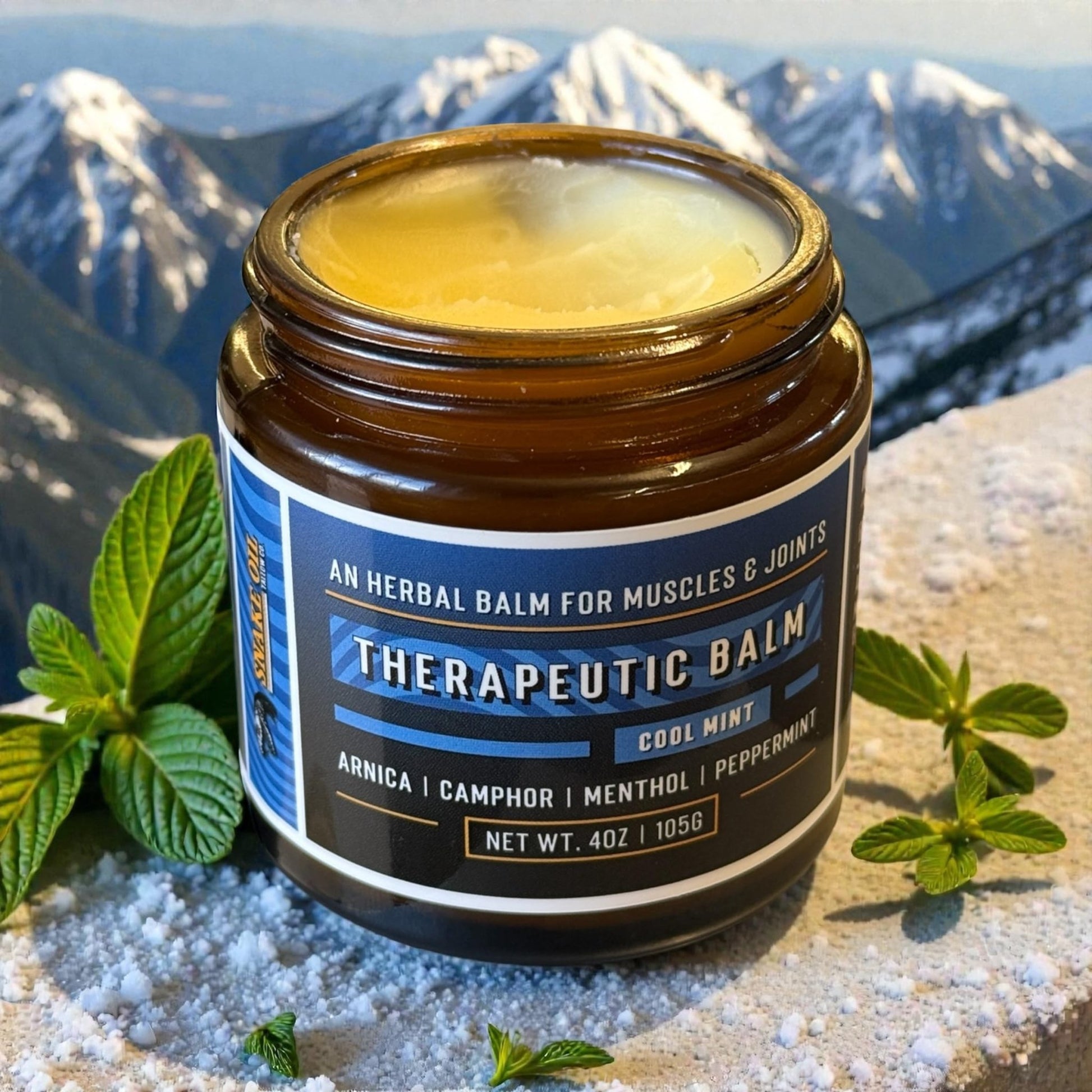 Muscle & Joint Therapeutic Tallow Balm - Made in Utah, USA - Arnica, Camphor, Menthol, Peppermint - Great for Pain, Soreness, Bruising, Stiffness - Grass-Fed Tallow, Jojoba Oil, Beeswax - dailyvitalstore
