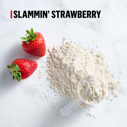 Muscle Milk Pro Series Protein Powder Supplement, Slammin' Strawberry, 2 Pound, 11 Servings, 50g Protein, 3g Sugar, 20 Vitamins & Minerals, NSF Certified for Sport, Packaging May Vary - dailyvitalstore