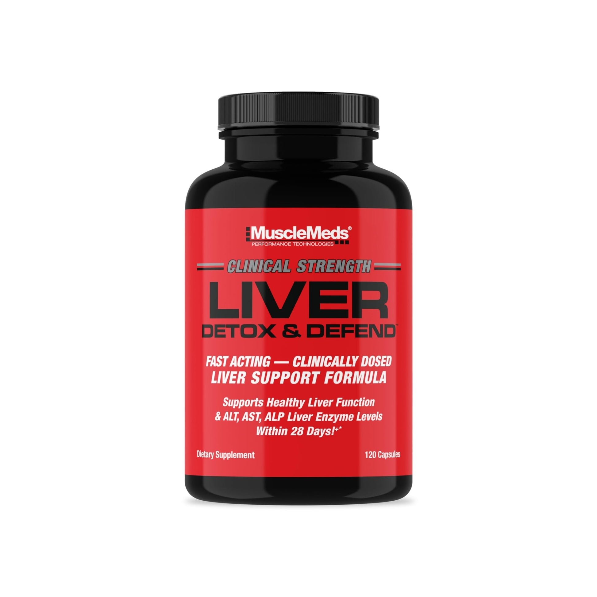 MuscleMeds Liver Detox & Defend, Cleanse, Repair Formula - Herbal Liver Support Supplement, NAC, Silymarin Milk Thistle, 60 Servings - dailyvitalstore