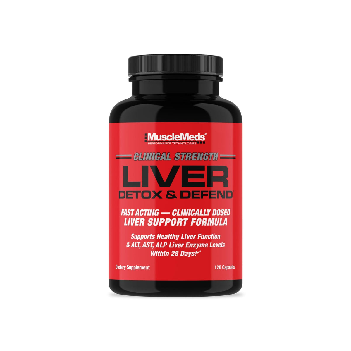 MuscleMeds Liver Detox & Defend, Cleanse, Repair Formula - Herbal Liver Support Supplement, NAC, Silymarin Milk Thistle, 60 Servings - dailyvitalstore