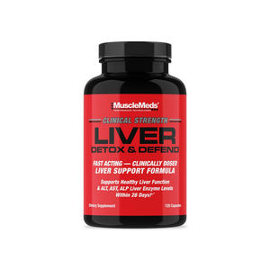 MuscleMeds Liver Detox & Defend, Cleanse, Repair Formula - Herbal Liver Support Supplement, NAC, Silymarin Milk Thistle, 60 Servings - dailyvitalstore