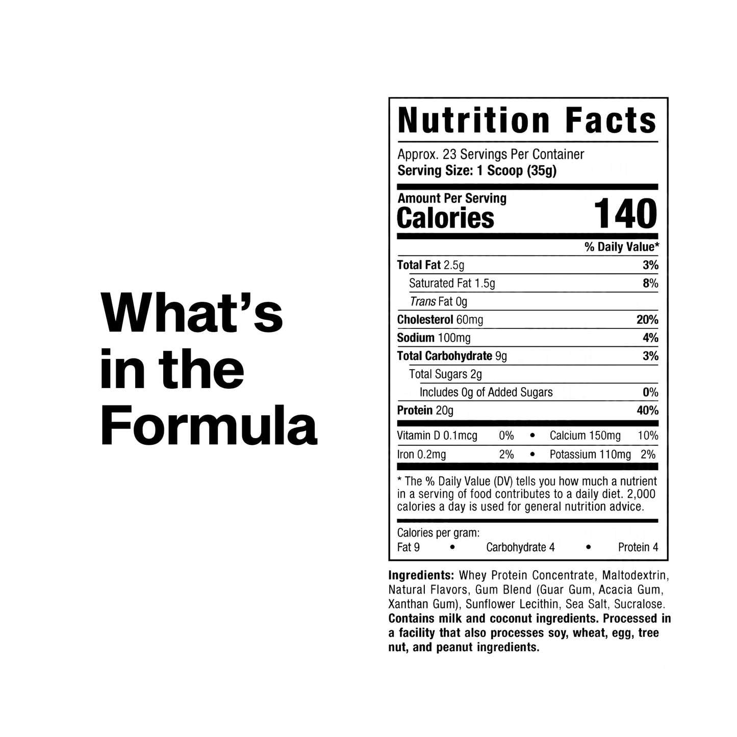 Muscletech Grass-Fed Whey Protein Powder (Deluxe Vanilla, 1.8 lb) - Smoothie & Milkshake Mix Supports Muscle Gain & Recovery - 20g Protein - dailyvitalstore