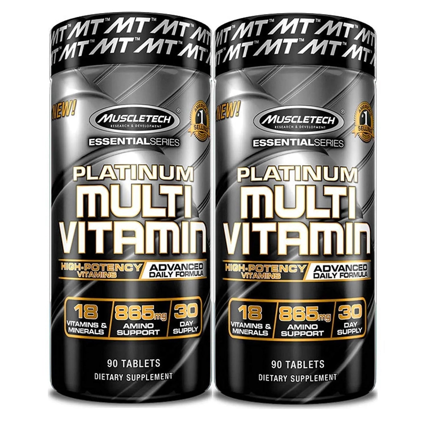 MuscleTech Platinum Multi Vitamin 90 Count (2 Pack) - dailyvitalstore