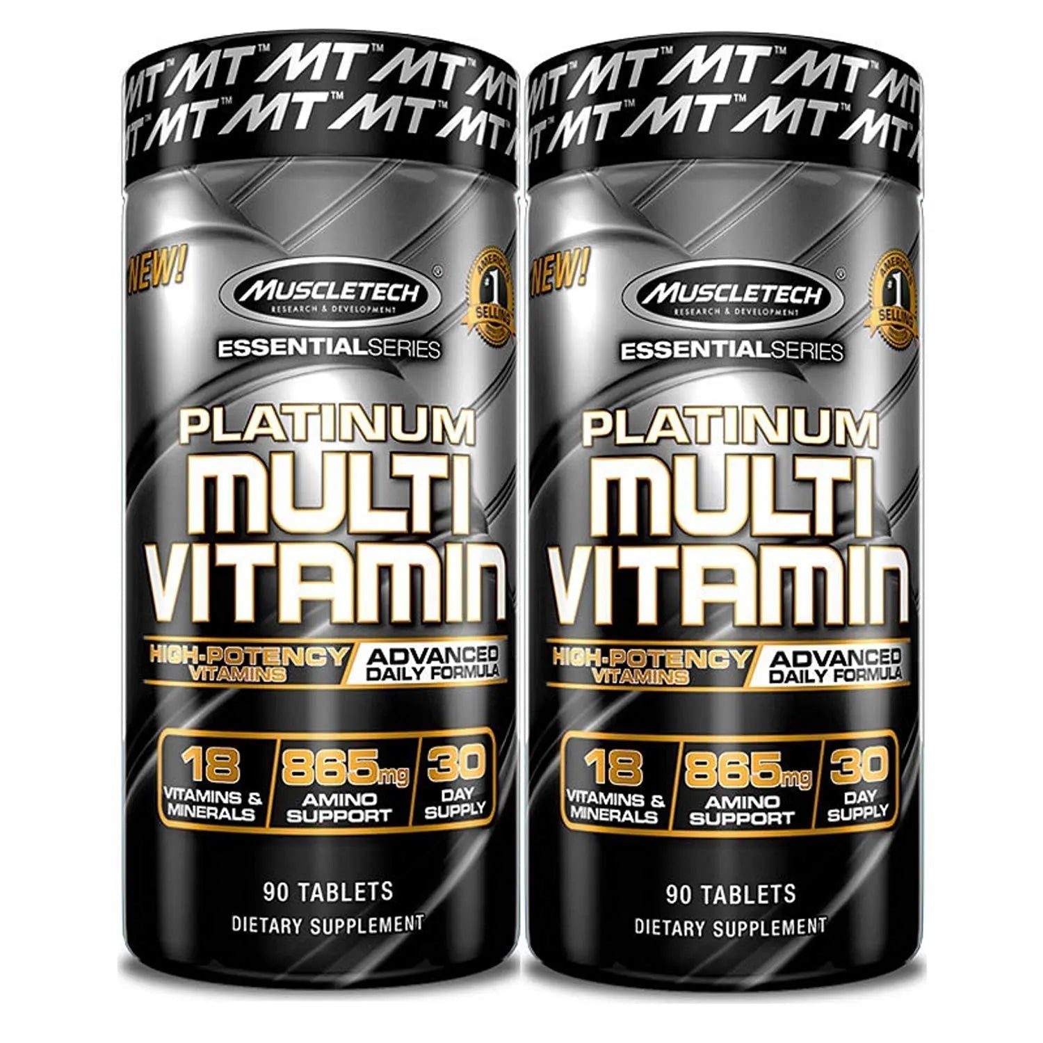 MuscleTech Platinum Multi Vitamin 90 Count (2 Pack) - dailyvitalstore