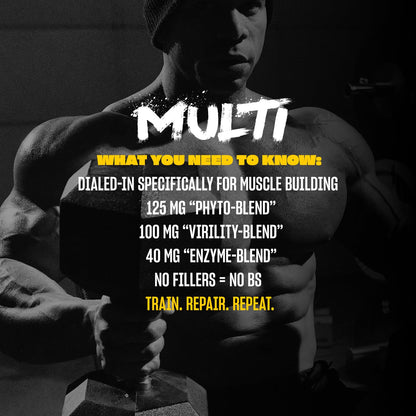 Mutant Multi - High Potency Vitamins with 75+ Ingredients Specifically Formulated for Heavy Lifting, 60 Tablets - dailyvitalstore