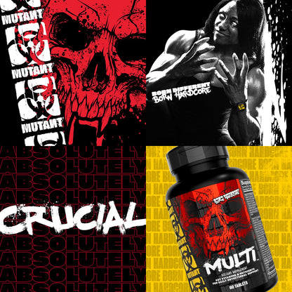 Mutant Multi - High Potency Vitamins with 75+ Ingredients Specifically Formulated for Heavy Lifting, 60 Tablets - dailyvitalstore