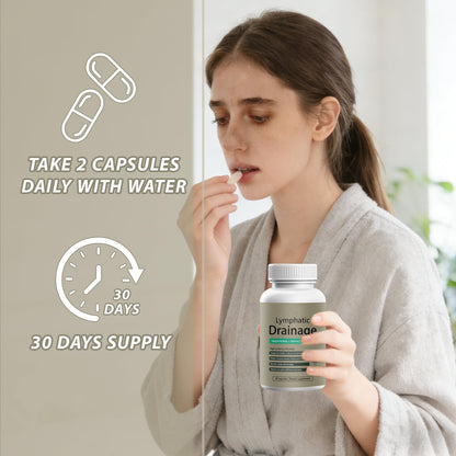 Muudee Lymphatic Drainage Capsules – Maximum Potency Formula with Dandelion & Cleavers Extract,Supports Cellulite Reduction & Lymphatic Drainage (60 Capsules) - dailyvitalstore