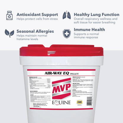 MVP Air-Way EQ Supports Healthy Lung Function and Seasonal Allergy Support in Horses, 5lb - 40 Servings - dailyvitalstore