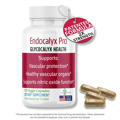 MYBODYRX Endocalyx Pro Supplement – Endothelial Glycocalyx Support 120 Capsules - Vascular & Microcirculation Health – Clinically-Studied – Patented – Supports Nitric Oxide Functions - dailyvitalstore