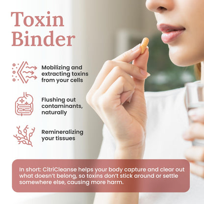 Myers Detox CitriCleanse Toxin Binder Supplement, Supports Heavy Metal Detox, Energy, & Overall Wellness, with Cilantro Extract, Grapefruit Pectin - dailyvitalstore