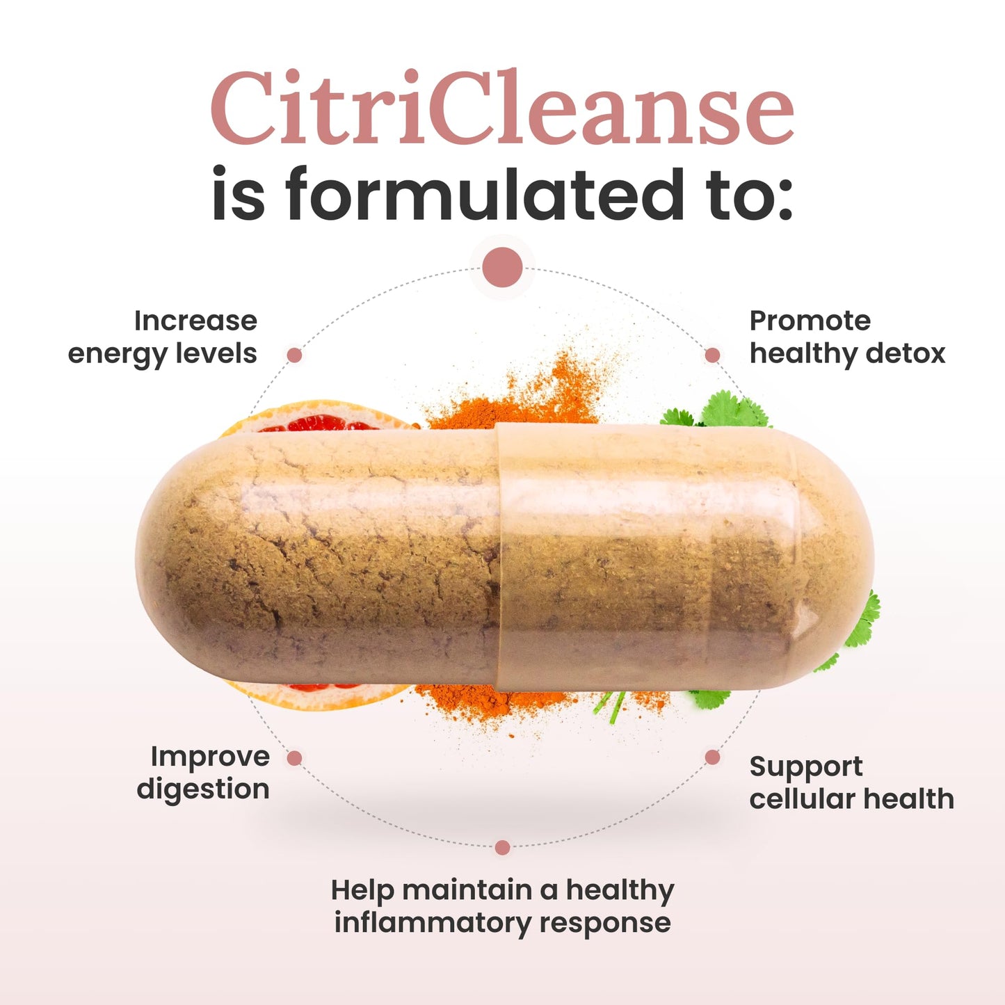 Myers Detox CitriCleanse Toxin Binder Supplement, Supports Heavy Metal Detox, Energy, & Overall Wellness, with Cilantro Extract, Grapefruit Pectin - dailyvitalstore