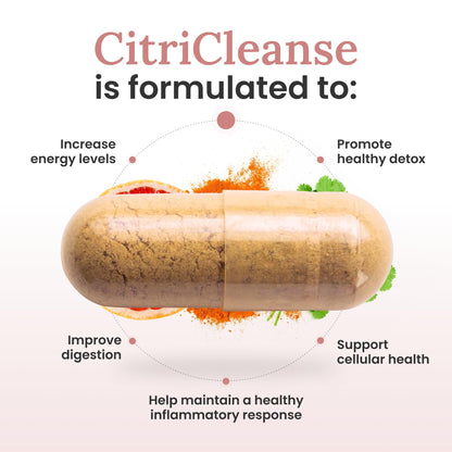 Myers Detox CitriCleanse Toxin Binder Supplement, Supports Heavy Metal Detox, Energy, & Overall Wellness, with Cilantro Extract, Grapefruit Pectin - dailyvitalstore