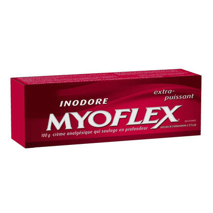 Myoflex Pain Relief Rub | Odourless | Provides Deep Penetrating Relief of Muscle Soreness & Joint Pain | Menthol Free | Stain Free | Non-Greasy | Great for Ages 2+ | 100 Grams (Extra Strength) - dailyvitalstore