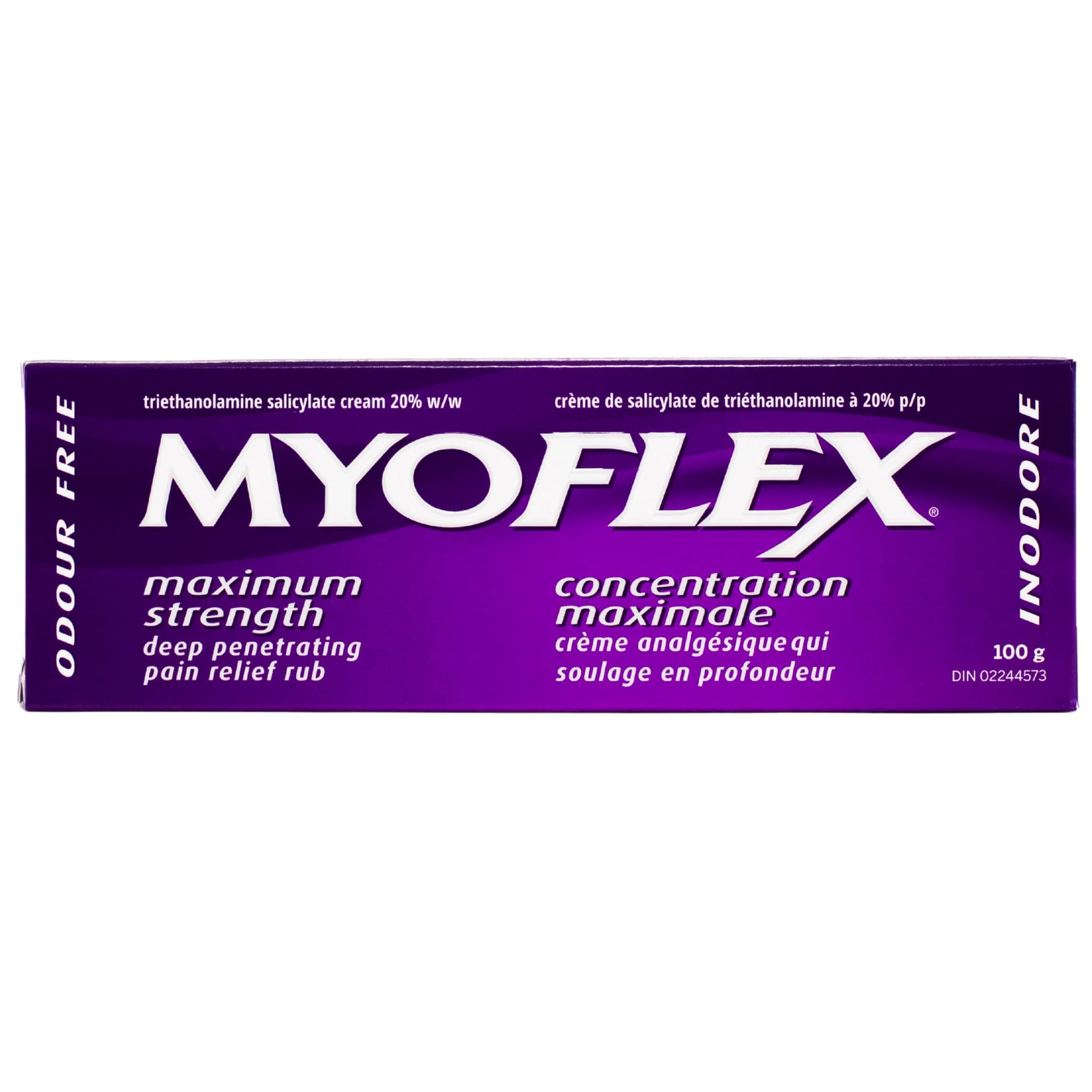 Myoflex Pain Relief Rub | Odourless | Provides Deep Penetrating Relief of Muscle Soreness & Joint Pain | Menthol Free | Stain Free | Non-Greasy | Great for Ages 2+ | 100 Grams (Maximum Strength) - dailyvitalstore