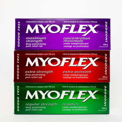 Myoflex Pain Relief Rub | Odourless | Provides Deep Penetrating Relief of Muscle Soreness & Joint Pain | Menthol Free | Stain Free | Non-Greasy | Great for Ages 2+ | 100 Grams (Maximum Strength) - dailyvitalstore