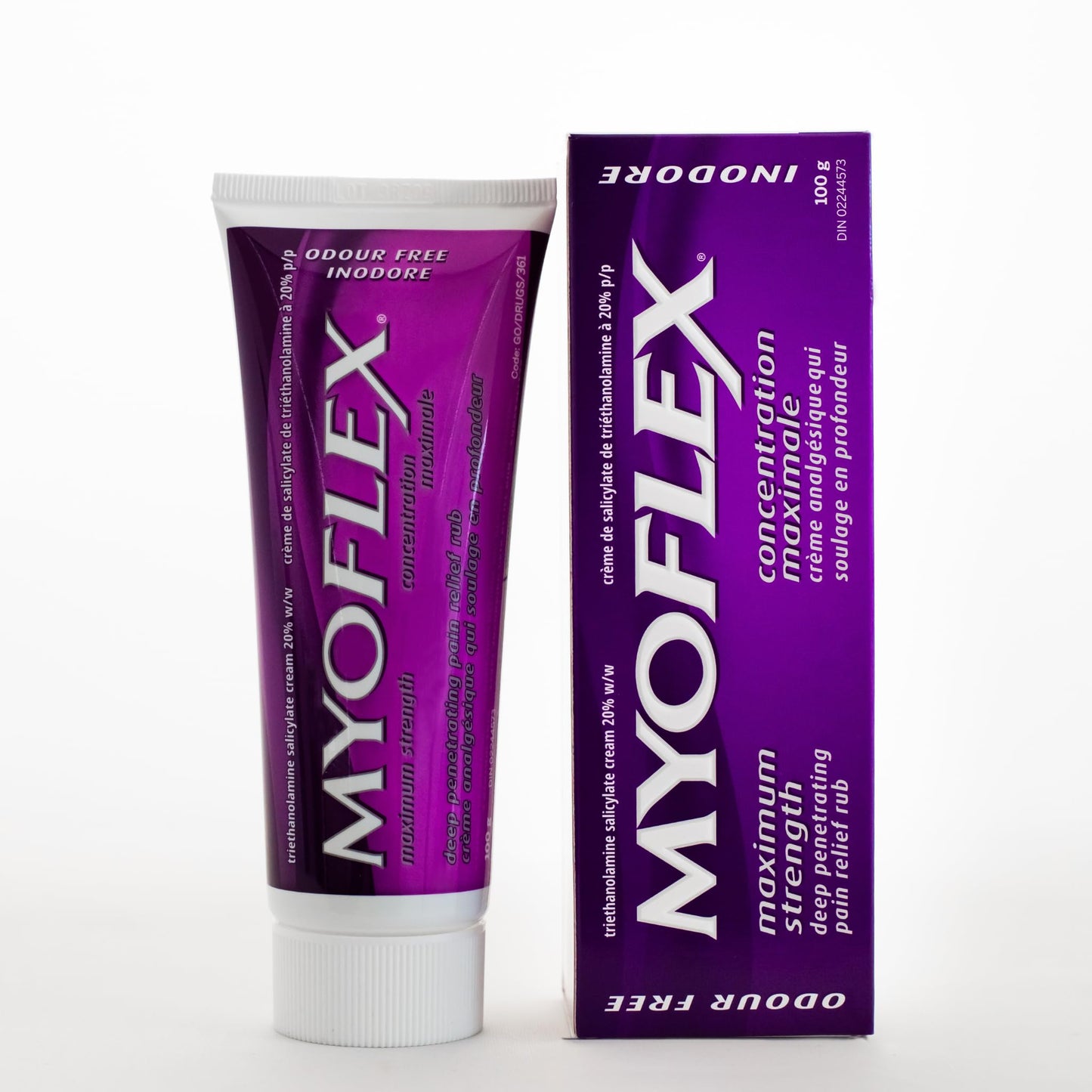 Myoflex Pain Relief Rub | Odourless | Provides Deep Penetrating Relief of Muscle Soreness & Joint Pain | Menthol Free | Stain Free | Non-Greasy | Great for Ages 2+ | 100 Grams (Maximum Strength) - dailyvitalstore