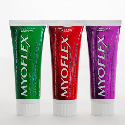 Myoflex Pain Relief Rub | Odourless | Provides Deep Penetrating Relief of Muscle Soreness & Joint Pain | Menthol Free | Stain Free | Non-Greasy | Great for Ages 2+ | 100 Grams (Maximum Strength) - dailyvitalstore