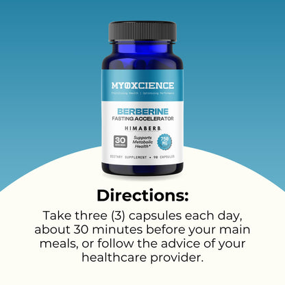 MYOXCIENCE Berberine Fasting Accelerator | Himaberb Berberine HCL with ALA (Alpha Lipoic Acid) and Biotin (90 Capsules) - dailyvitalstore