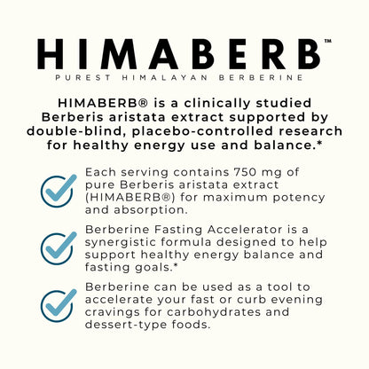 MYOXCIENCE Berberine Fasting Accelerator | Himaberb Berberine HCL with ALA (Alpha Lipoic Acid) and Biotin (90 Capsules) - dailyvitalstore