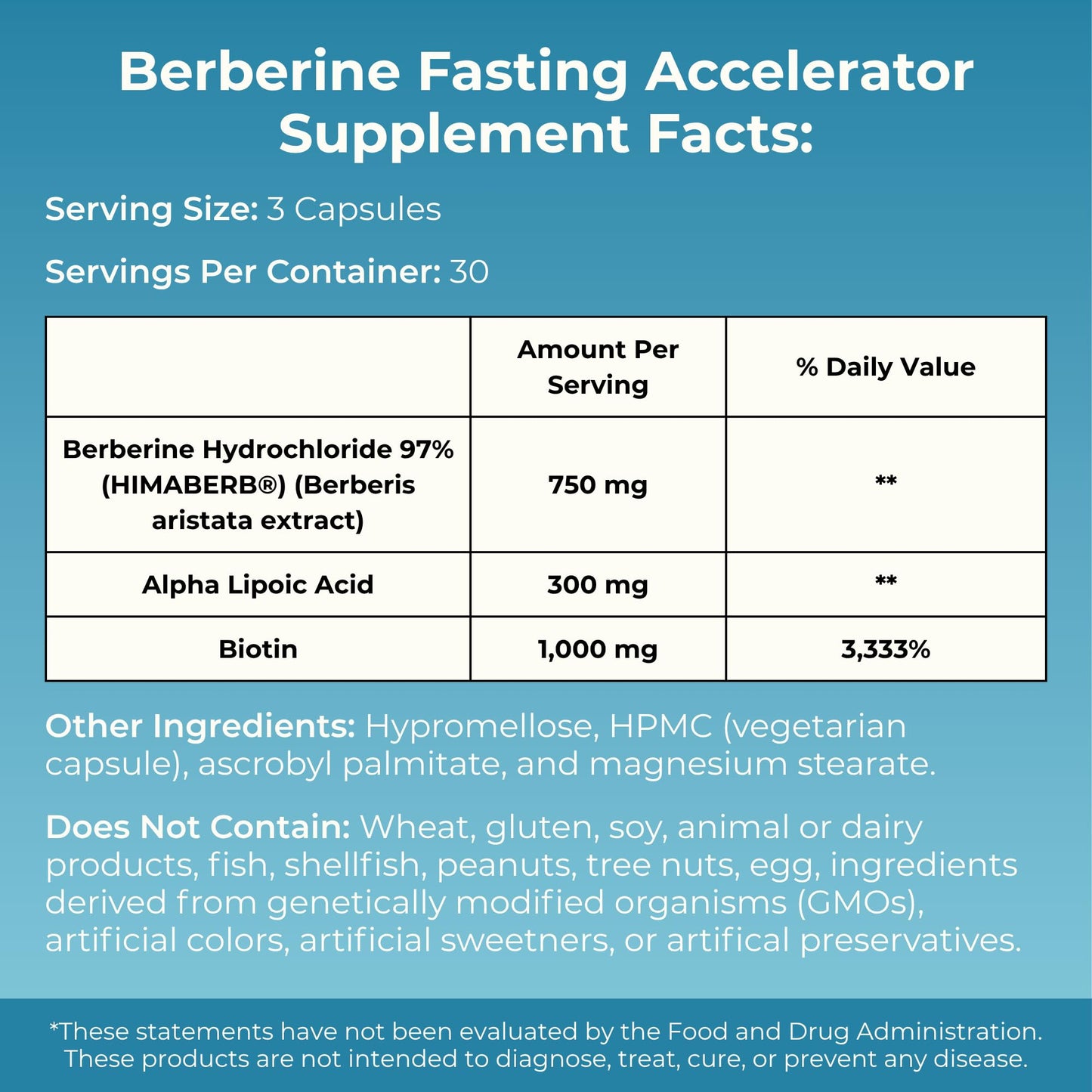 MYOXCIENCE Berberine Fasting Accelerator | Himaberb Berberine HCL with ALA (Alpha Lipoic Acid) and Biotin (90 Capsules) - dailyvitalstore