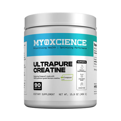 MYOXCIENCE Creapure® Creatine | 5 Grams German Creatine Monohydrate Per Serving | Supports Muscle Performance, Lean Body Mass, & Cognition (90 Serving Jar) - dailyvitalstore
