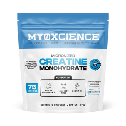 MYOXCIENCE Micronized Creavitalis Creatine | The World’s Purest Micronized Form of Creatine Monohydrate | Supports Muscle Performance, Lean Body Mass, & Cognition | 75 Servings - dailyvitalstore