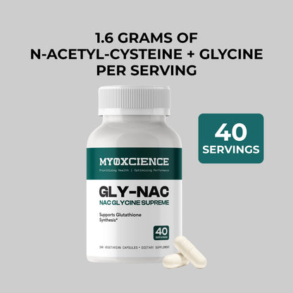 MYOXCIENCE NAC Supreme Capsules | 1.6 G N-Acetyl-L-Cysteine per Serving | 40 Servings - dailyvitalstore