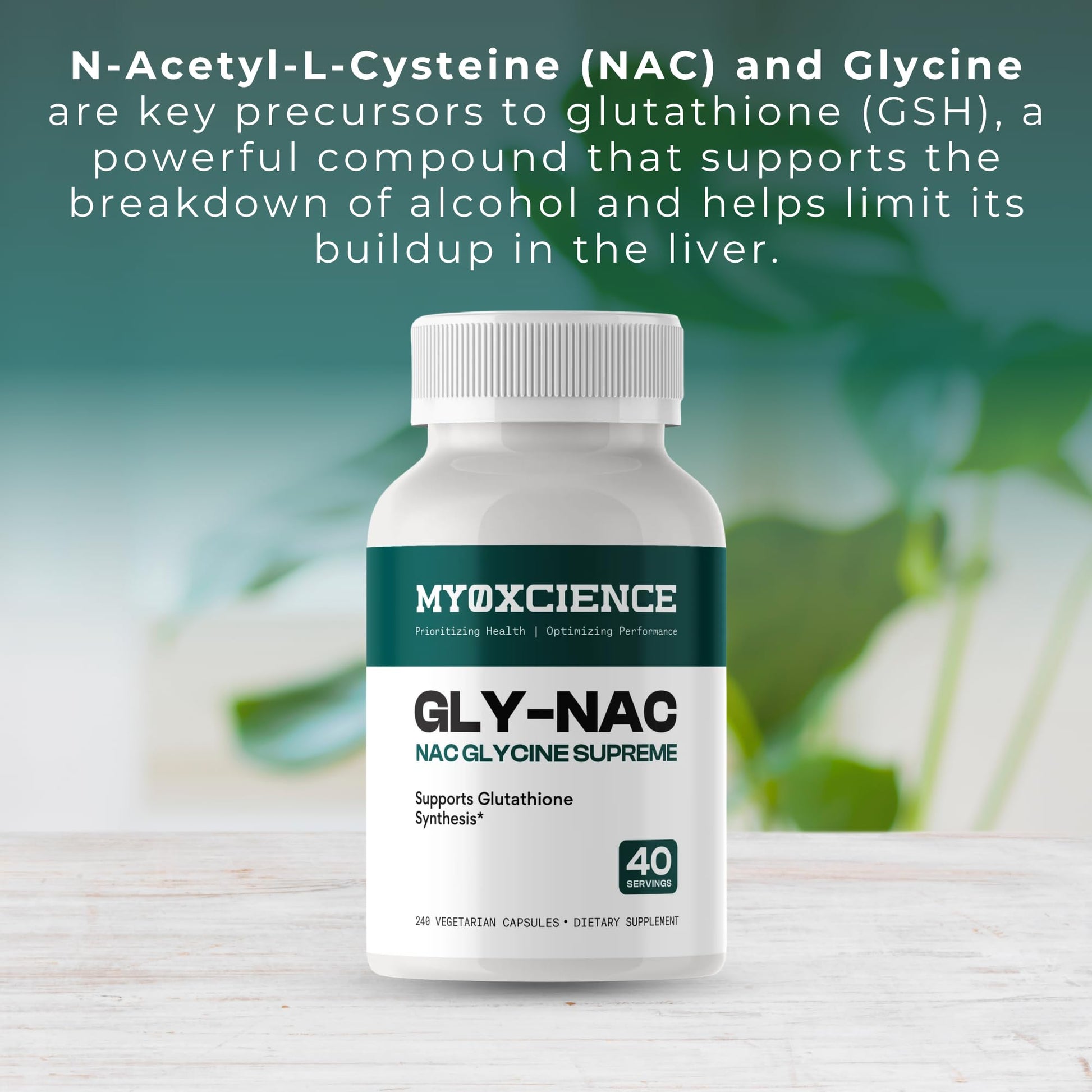 MYOXCIENCE NAC Supreme Capsules | 1.6 G N-Acetyl-L-Cysteine per Serving | 40 Servings - dailyvitalstore
