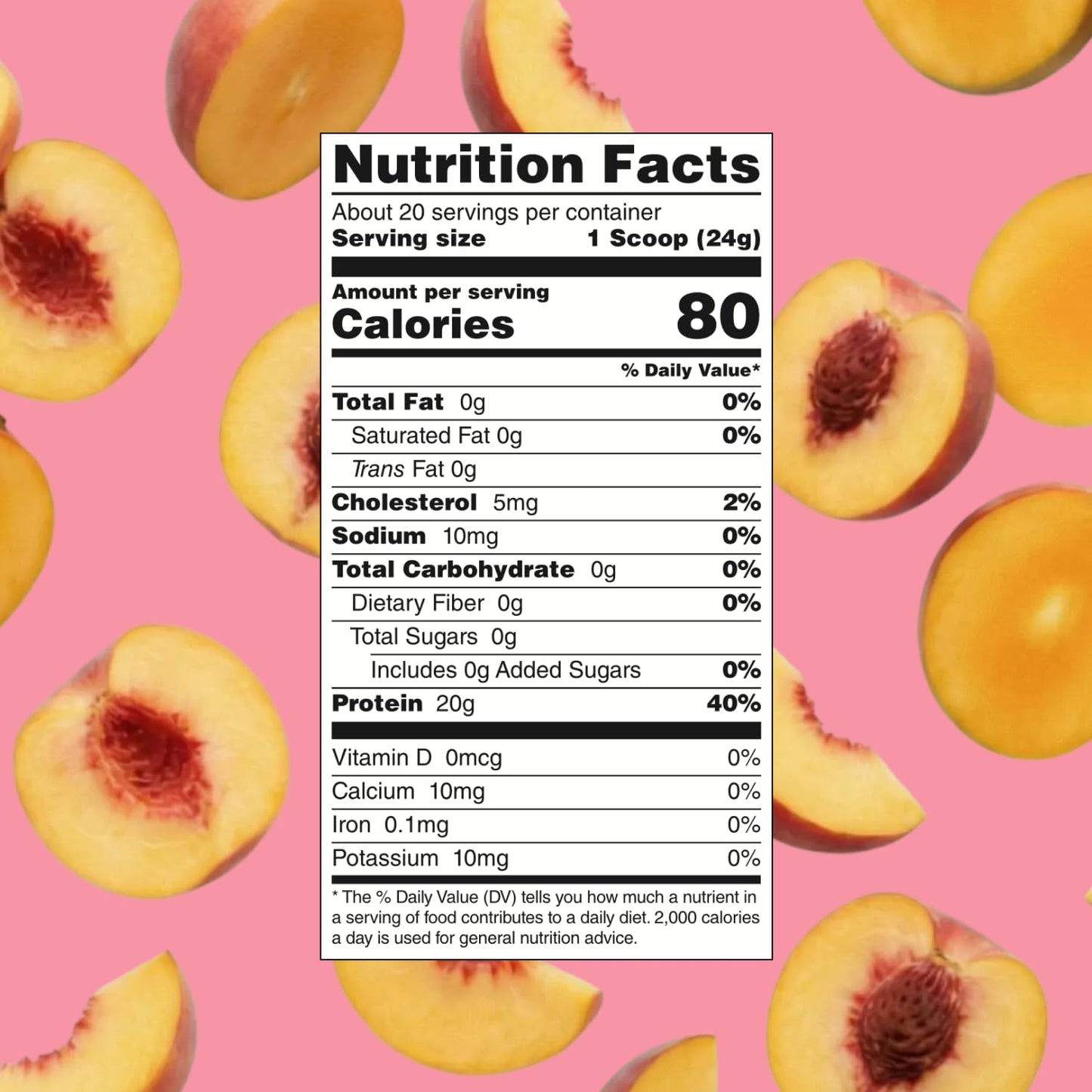 Myprotein Clear Whey Isolate Protein Powder, 1.1 Lb (20 Servings) Peach Mango, 20g Protein per Serving, Naturally Flavored Drink Mix - dailyvitalstore