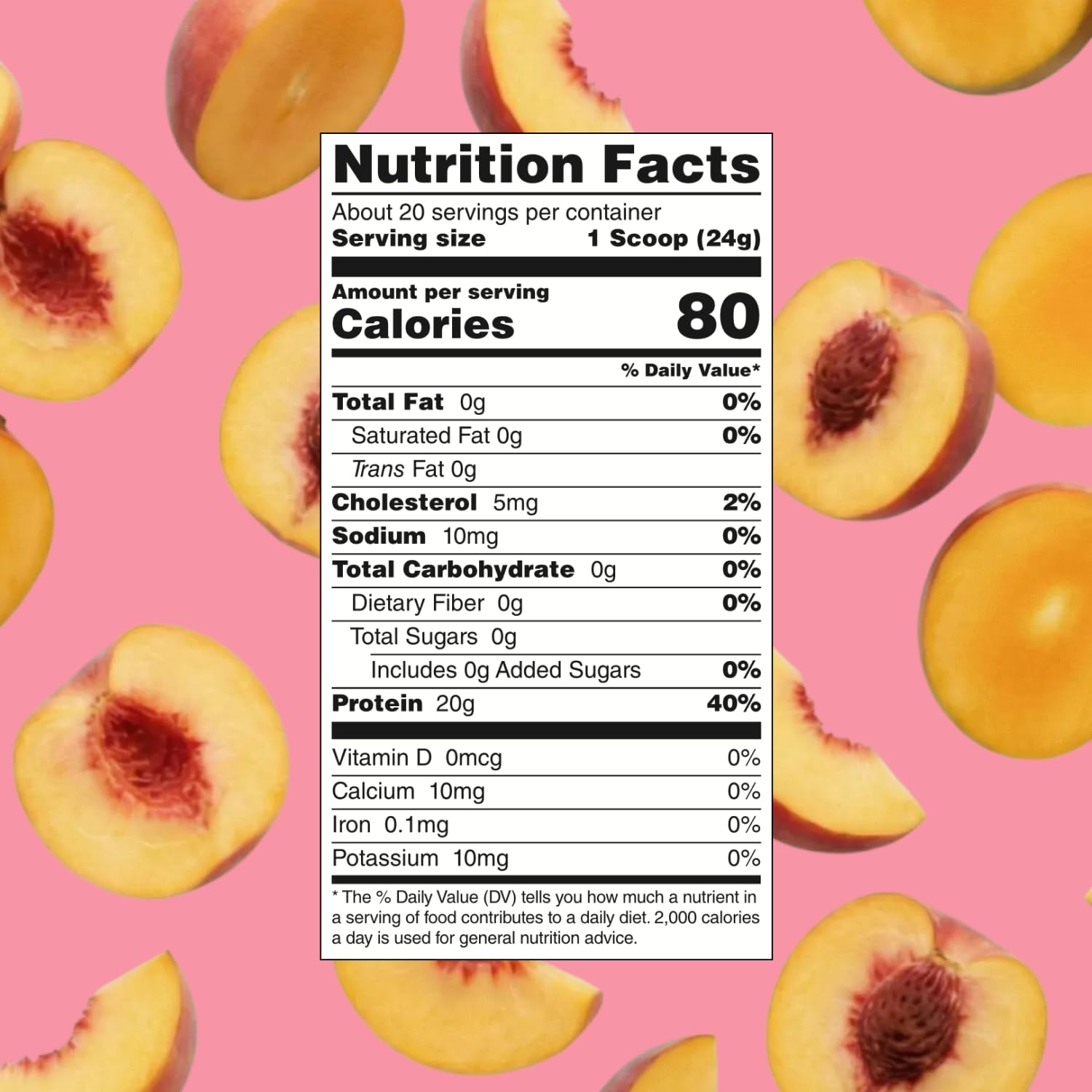 Myprotein Clear Whey Isolate Protein Powder, 1.1 Lb (20 Servings) Peach Mango, 20g Protein per Serving, Naturally Flavored Drink Mix - dailyvitalstore