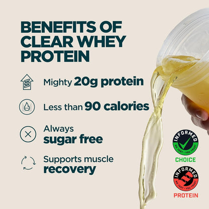 Myprotein Clear Whey Isolate Protein Powder, 20 Servings (1.1lbs) Orange Cream, 20g Protein per Serving, Naturally Flavored Drink Mix, Daily Protein Intake for Superior Performance - dailyvitalstore