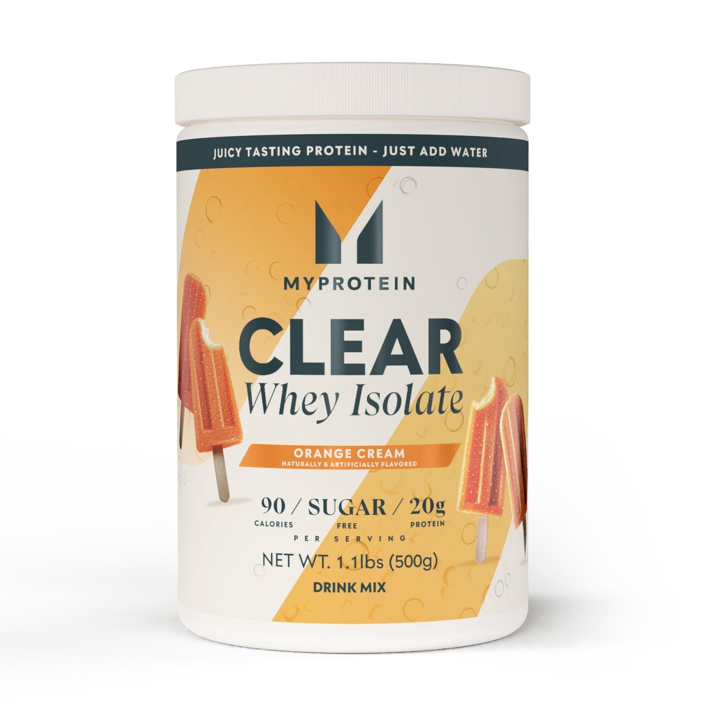Myprotein Clear Whey Isolate Protein Powder, 20 Servings (1.1lbs) Orange Cream, 20g Protein per Serving, Naturally Flavored Drink Mix, Daily Protein Intake for Superior Performance - dailyvitalstore