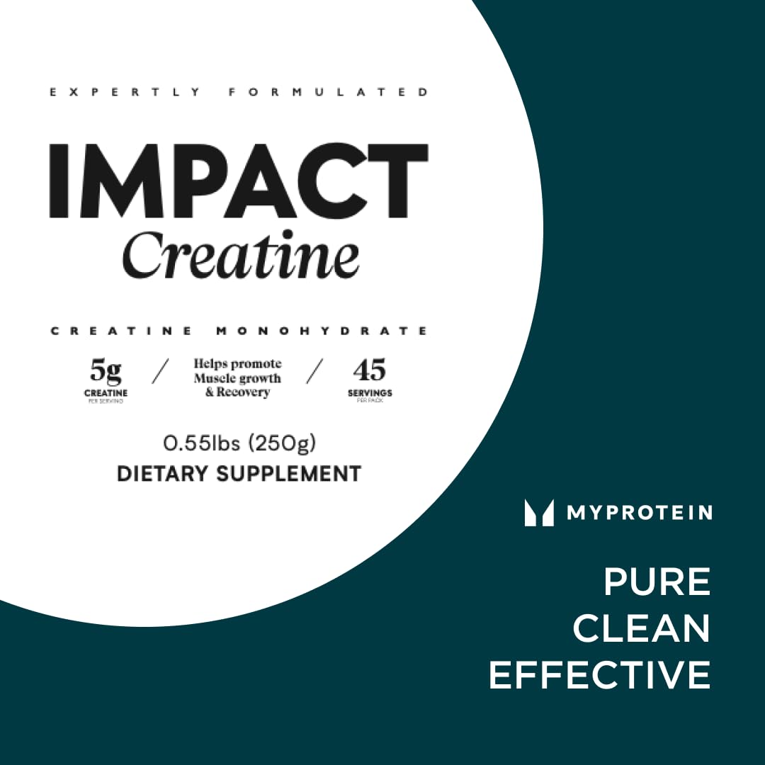 Myprotein Creatine Monohydrate Powder, 100 Servings (1.1lbs), Pure Unflavored Creatine Powder, Post/Pre Workout Supplement for All Sports & Exercises - dailyvitalstore