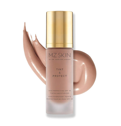 MZ SKIN Tint & Protect Skin Perfecting SPF 30 Tinted Moisturiser 1.01 fl oz | Broad Spectrum UVA/UVB | With Hyaluronic Acid, Kahai Nut Oil & Vitamin C - dailyvitalstore