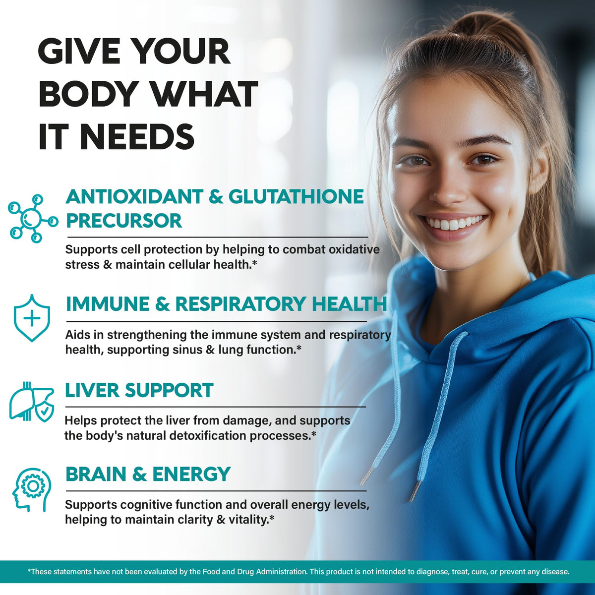 NAC Supplement | Selenium | B6 | B12 - Antioxidant, Immune Support - N Acetyl Cysteine 600 mg per Capsule, 1200 mg per Serving - Made in USA - Non-GMO, Gluten-Free - dailyvitalstore
