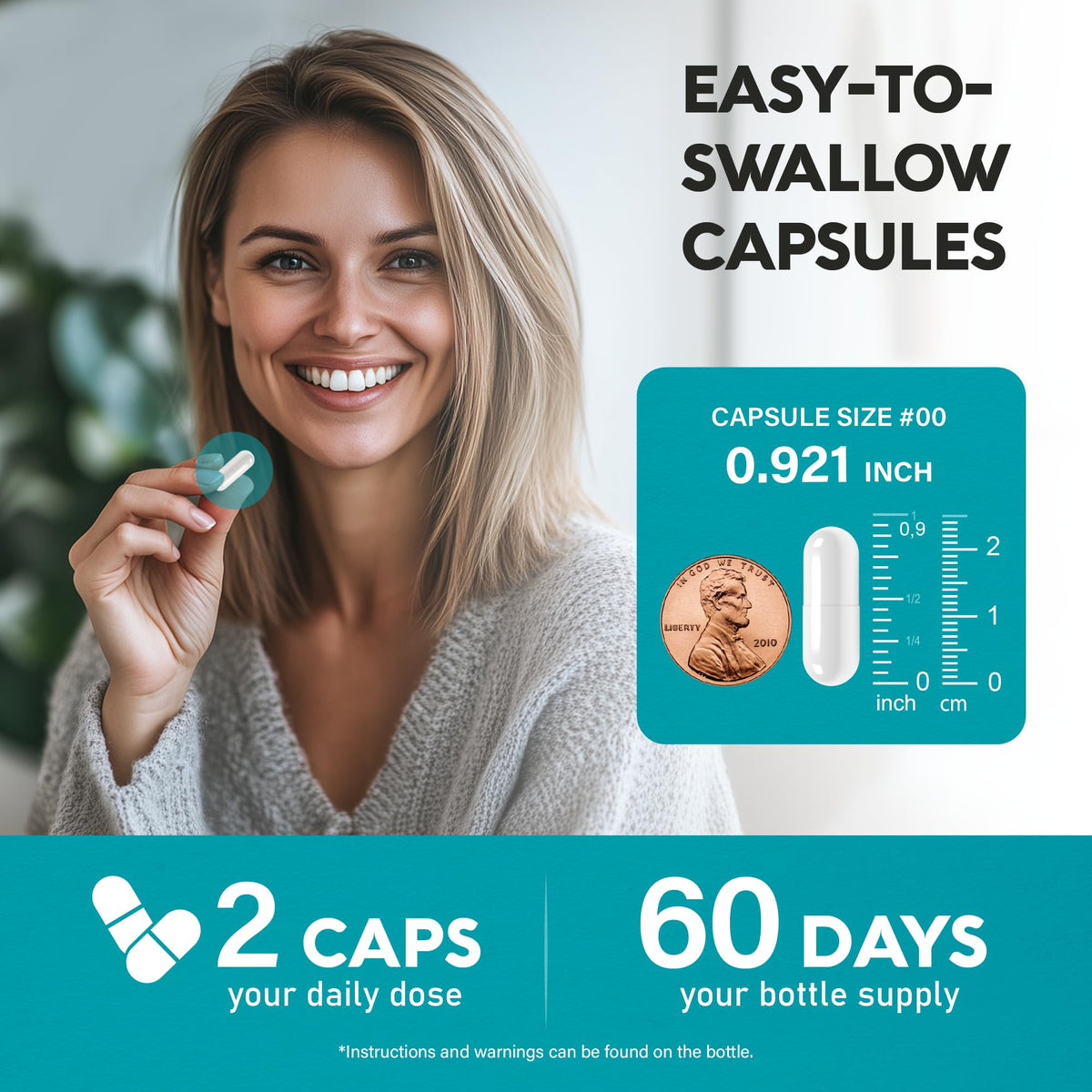 NAC Supplement | Selenium | B6 | B12 - Antioxidant, Immune Support - N Acetyl Cysteine 600 mg per Capsule, 1200 mg per Serving - Made in USA - Non-GMO, Gluten-Free - dailyvitalstore