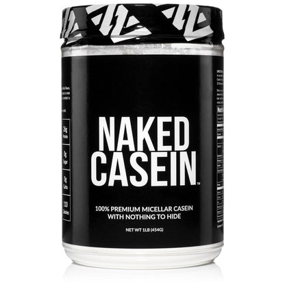 NAKED Casein - 1Lb Micellar Casein Protein - Bulk, Zero Carb, NSF Certified, GMO-Free, Gluten Free, Soy Free, Preservative Free - Stimulate Muscle Growth - dailyvitalstore