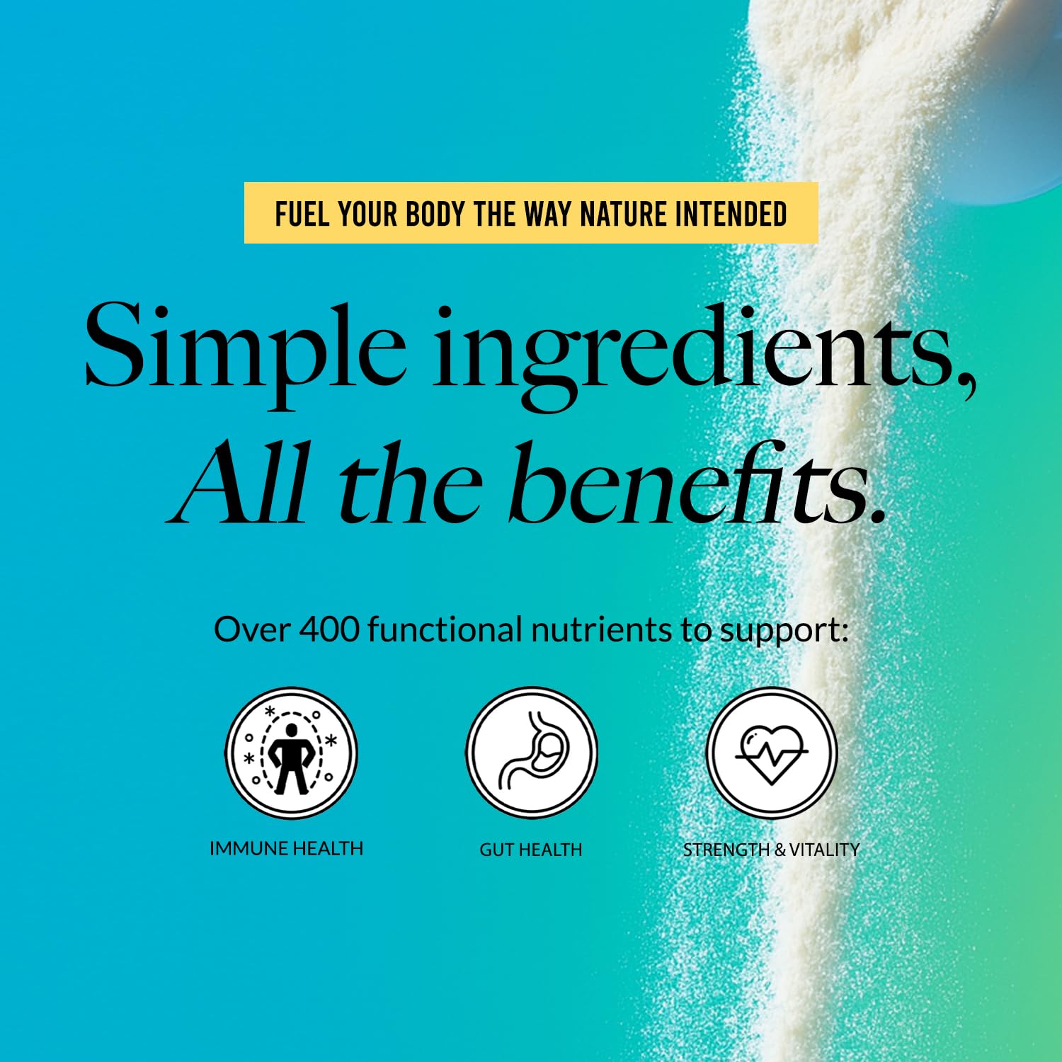 NAKED Colostrum Powder – 100% Grass-Fed Bovine Colostrum Supplement from US Farms | Tested at 20%+ IgG | Gut Health, Immunit - dailyvitalstore