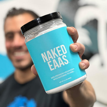NAKED EAAs Amino Acids Powder - 50 Servings - Vegan Unflavored Essential Amino Acids 500 Grams - Instantized All Natural EAAs Powder Supplement - dailyvitalstore