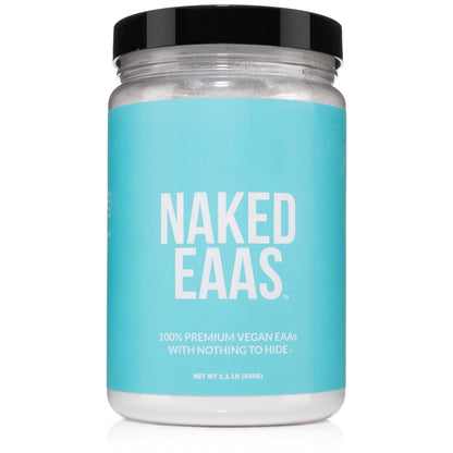 NAKED EAAs Amino Acids Powder - 50 Servings - Vegan Unflavored Essential Amino Acids 500 Grams - Instantized All Natural EAAs Powder Supplement - dailyvitalstore