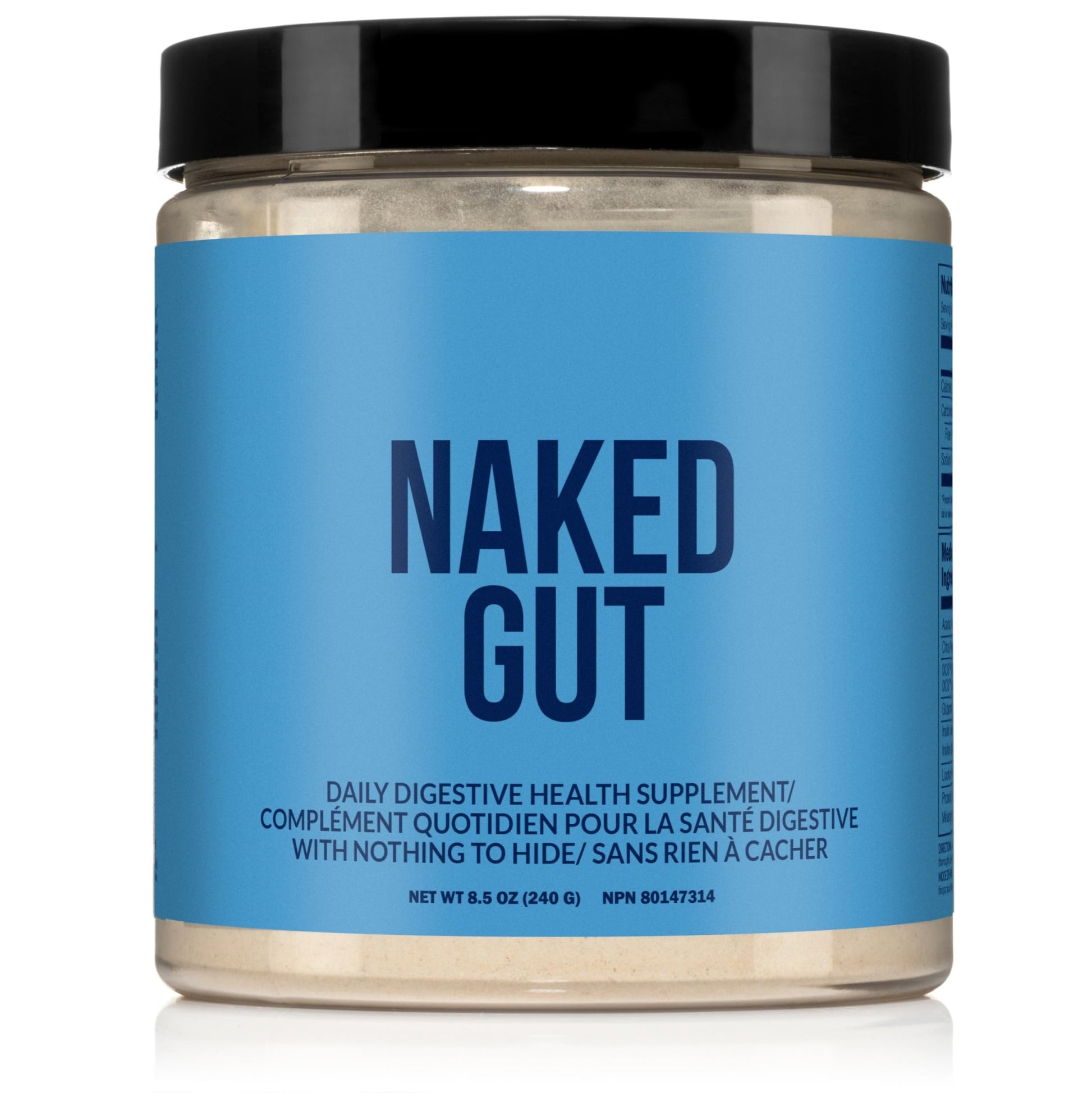 NAKED Gut - Daily Gut Health Supplement - Natural Gut Health Powder for Gut Cleanse, Digestive Support, GMO-Free, Soy-Free, Gluten-Free, - dailyvitalstore